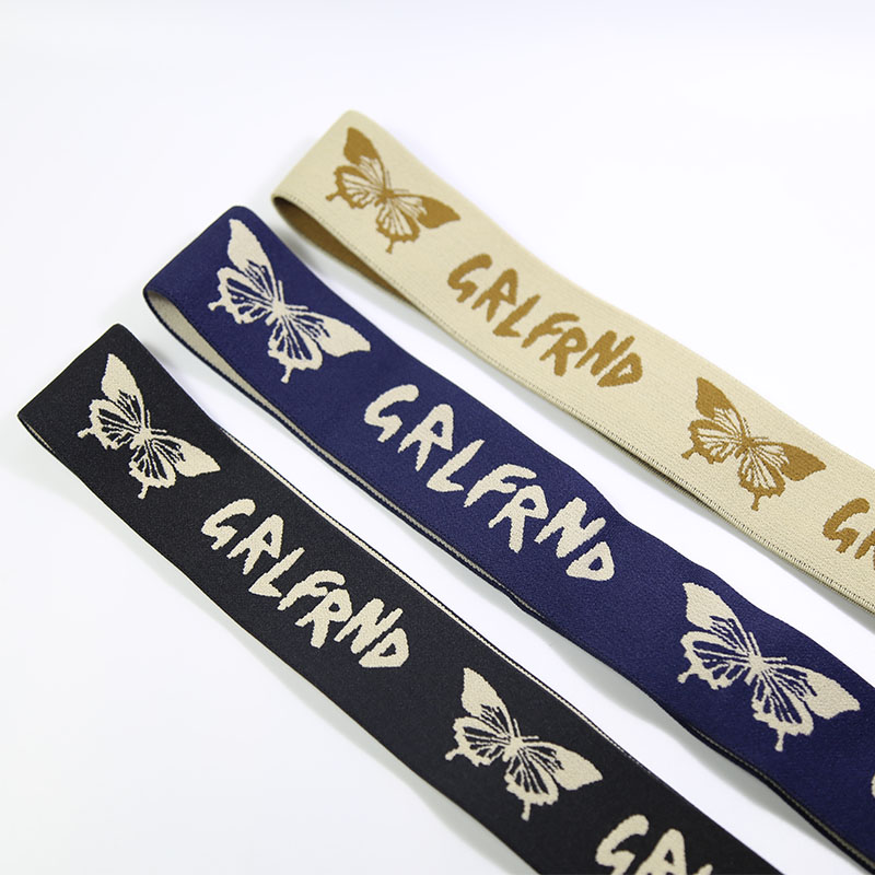 亲肤提花蝴蝶松紧带鸿迪织造