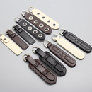 PU皮革拉片箱包改造金属皮拉头手工包编织大衣拉链头配件辅料