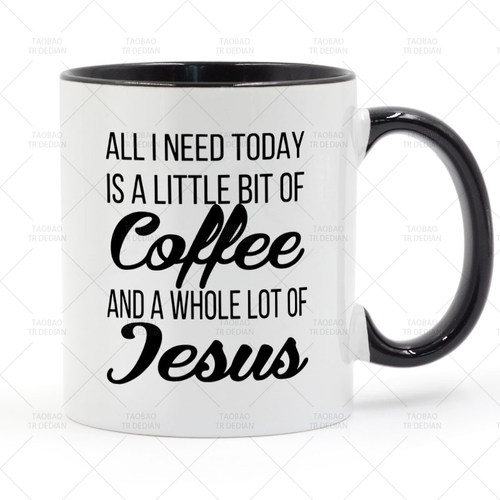 All I Need Today Is a Little Bit of Coffee 咖啡马克杯陶瓷杯