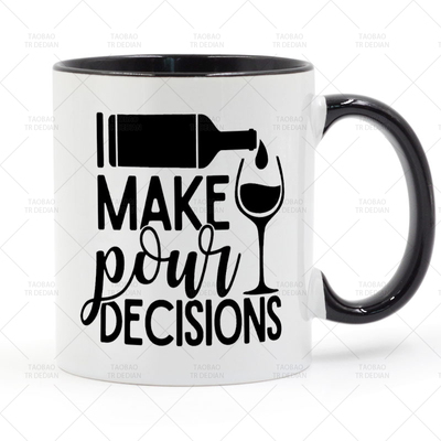 Pour我决定了陶瓷马克杯