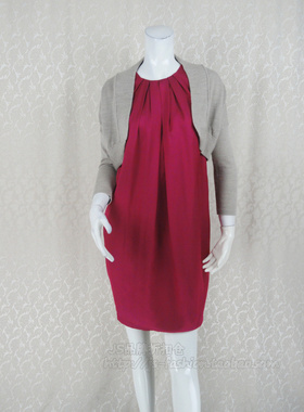 清仓!玛K曼K M*MANCO 折扣女春秋全羊毛百搭开衫针织外套9660022