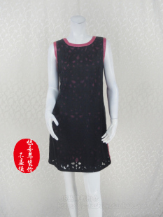 无袖 卡VON A字薄纱衬羊毛女春秋连衣裙4L905HF 年货价不退换 79元