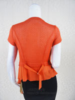 Clearance at stockpiling price! Redow genuine women's summer jacquard chiffon and air-conditioned sweater knitted jacket L3SB11004 thumbnail 5