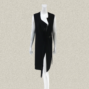 不对称流苏系带女春夏针织开衫 新 lazar 长披肩2GSG454 森系列