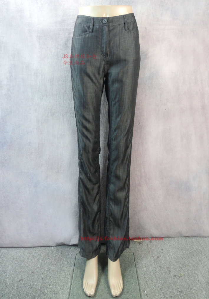 狂欢价清仓!法*易娜 正品显瘦女春夏窄脚修身牛仔裤休闲K8672