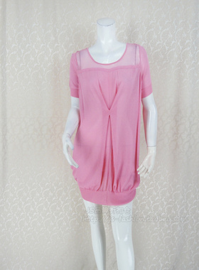 夏季热促!M* MANCO 玛*曼可女春秋甜美性感长款针织衫AA23004R