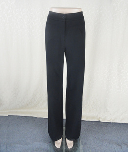 休闲长裤 女春秋细斜纹弹力显瘦小直筒裤 4H012TC 卡VON专柜正品 促