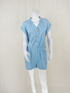 连体裤 新 立领双排扣橡筋腰包肩女夏连衣裤 专柜正品 3H885WF 卡VON