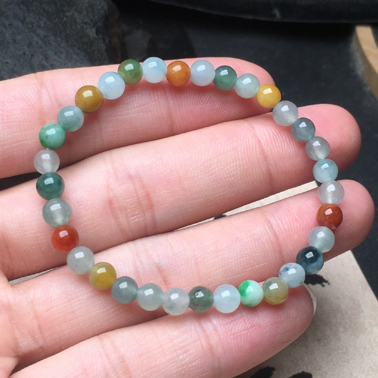 翡翠项链隆慈缘A货翡翠