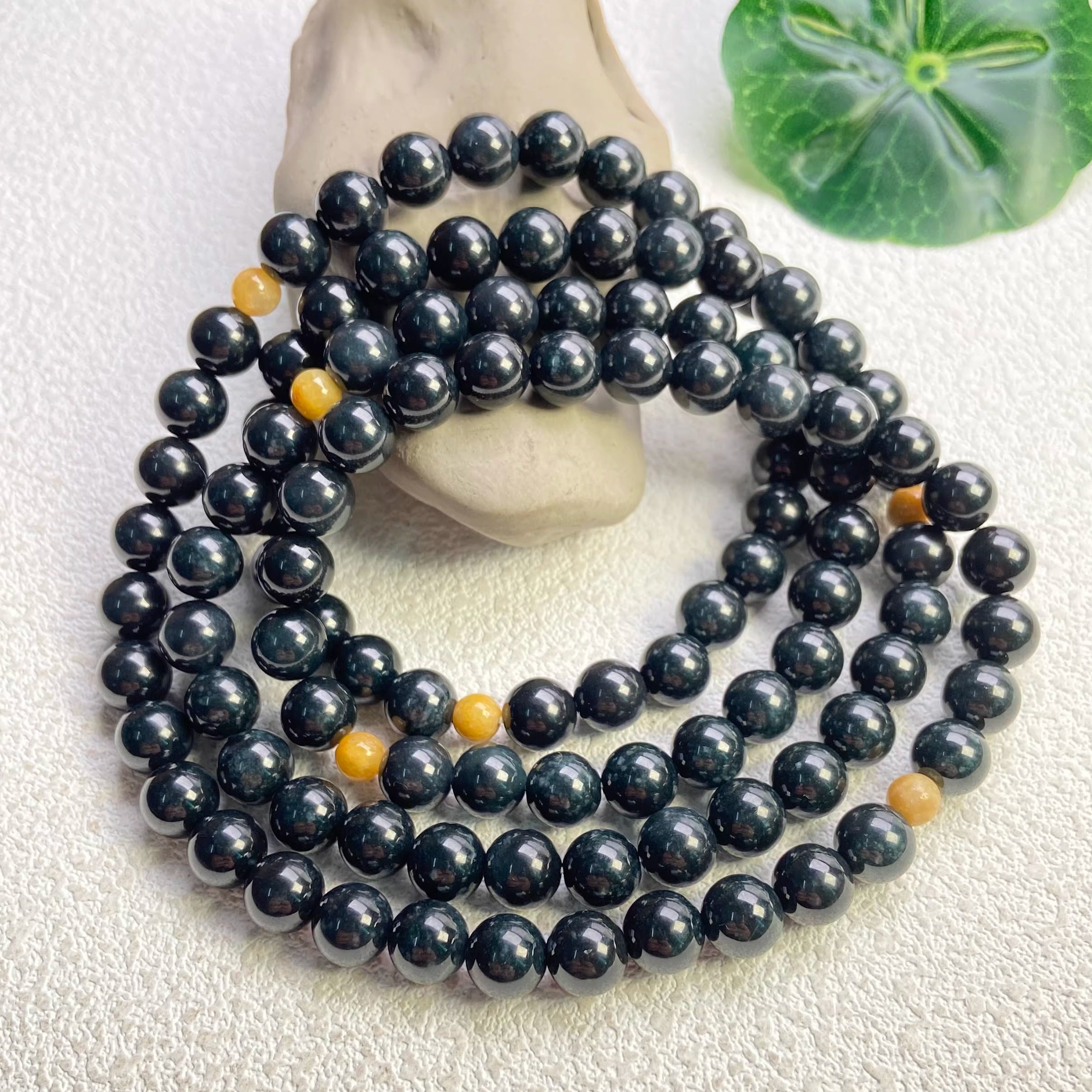 隆慈缘原矿翡翠源头A货8mm冰糯种深黑乌鸡手串多圈圆珠玉石手链,珠宝/钻石/翡翠,手链/手串,淘宝优惠券,粉丝福利购,淘宝优惠卷