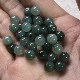 隆慈缘翡翠A货源头直发老坑不变种A货油青散珠4—7mm冰油绿缅甸玉