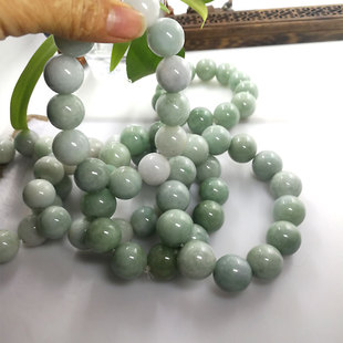 隆慈缘A货翡翠源头直发8mm10mm13mm18MM手串玉手链有瑕疵翡翠手链