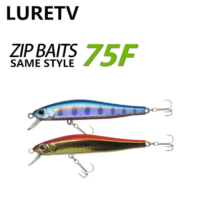 LURETV SAME STYLE 75F 路亚硬饵沉水米诺溪流鳜鱼路亚7cm5g9075