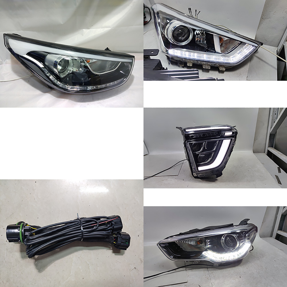 ix35大灯总成日间行车灯现代