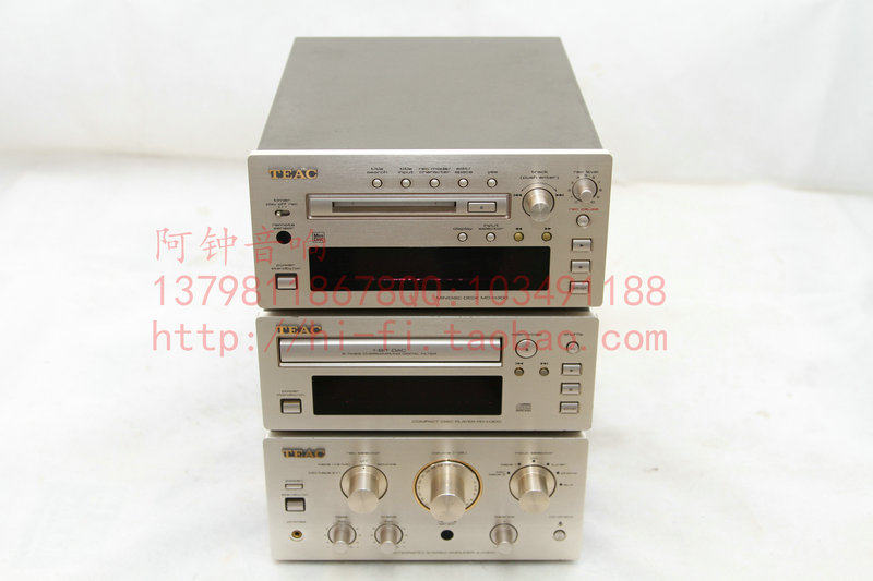 ◆阿钟音响◆ 原装日本 TEAC 第一音响 A-H300组合机头 金色面板