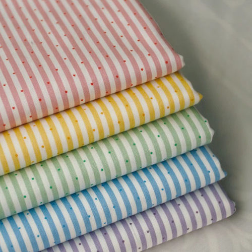 格子条纹水玉斜纹棉布料服装面料