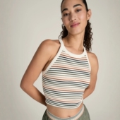 wilson 威尔胜网球运动背心式 Daily 运动文胸条纹 The 代购