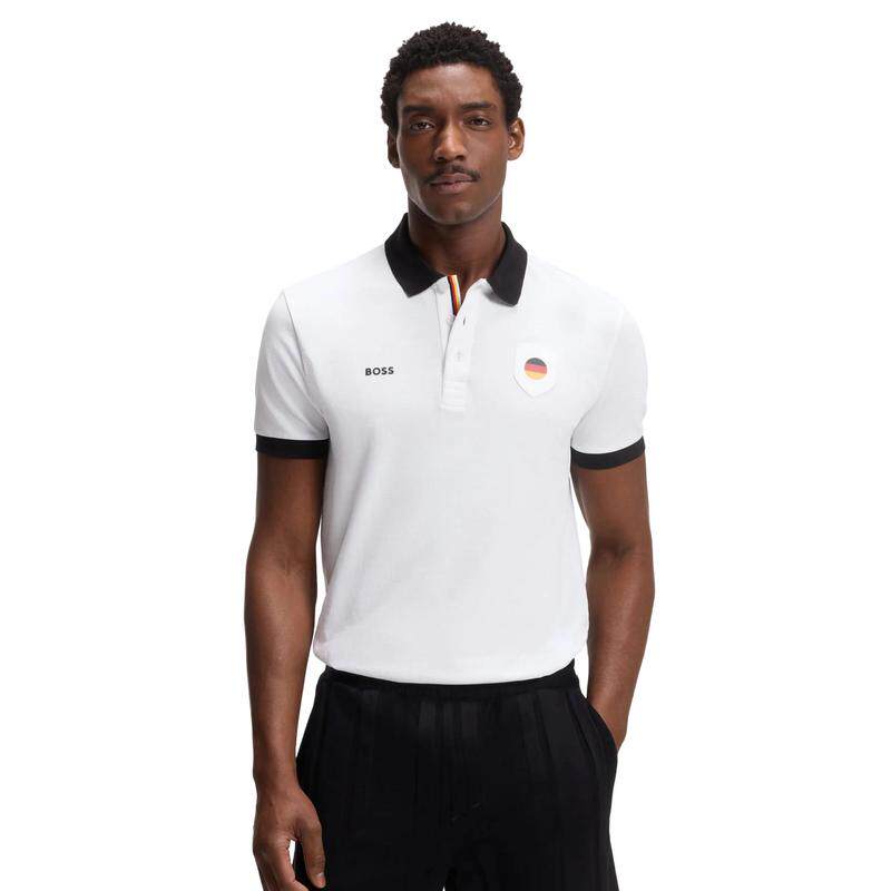 代购Hugo Boss男士POLO透气吸汗修身日常运动男装爆款休闲