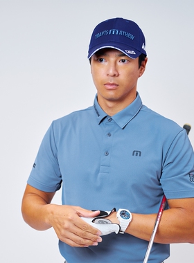 代购travismathew男士高尔夫球运动Polo衫短袖T恤石川辽同款