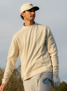 代购sundayred美利奴羊毛混纺圆领衫高尔夫运动毛衣保暖透气轻质