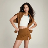 代购 Baseline威尔胜女士网球运动半裙侧开叉网球裙 wilson