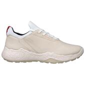 代购 防水防滑透气舒适缓震白色米色 Ecco爱步女士高尔夫球鞋