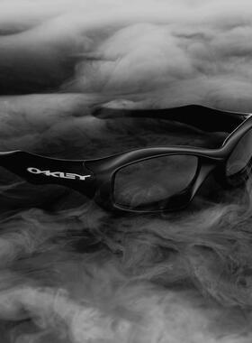 海外代购Oakley/欧克利男女太阳眼镜哑黑框运动款户外运动骑行