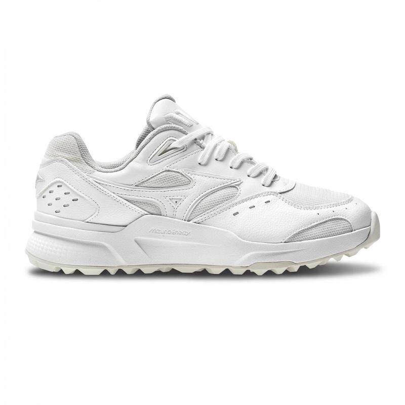 海外代购Mizuno/美津浓男士高尔夫鞋缓震防滑白色无钉球场