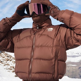 代购The North Face X SKIMS 2000 Retro 北面联名限定女士羽绒服