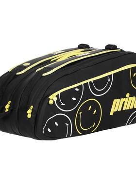 代购Prince王子网球包收纳球拍分隔储物便携携带防尘保护黑色
