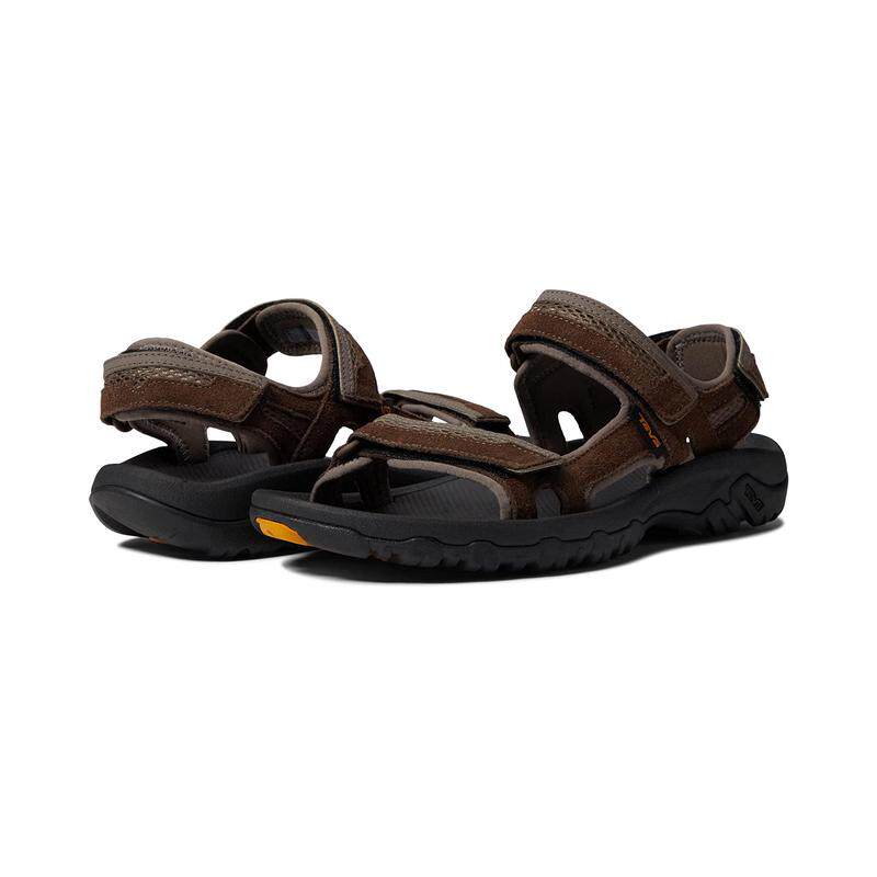 代购Teva太哇男士凉鞋透气吸汗缓震防滑多点调节带魔术贴绑带