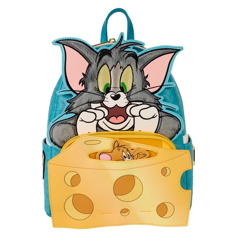Loungefly联名双肩包Tom and Jerry卡通潮流猫和老鼠创意背包