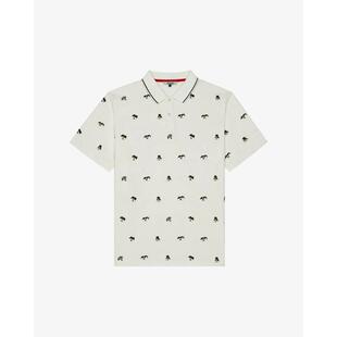 代购MALBON GOLF男士Polo衫日常穿搭百搭款式舒适穿着简约风格