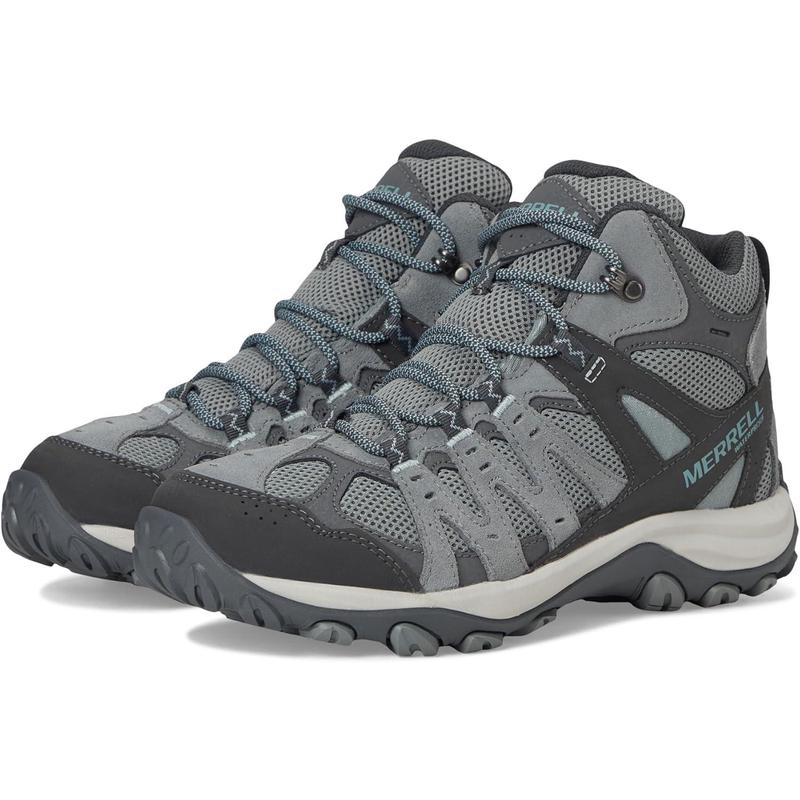 代购Merrell迈乐男士徒步鞋防水防滑缓震登山鞋中帮系带户外鞋