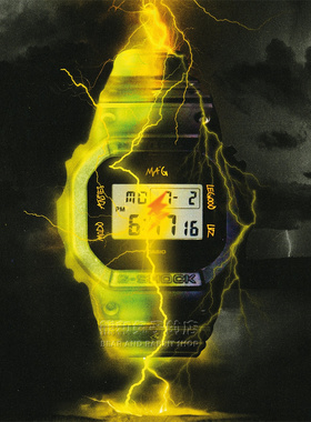 代购Casio G-Shock x J Balvin联名款DW-5600小方块换壳街头防水