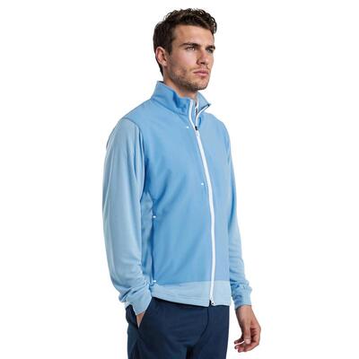 代购Footjoy男士运动夹克防泼水保暖透气贴合穿着全拉链DWR涂层