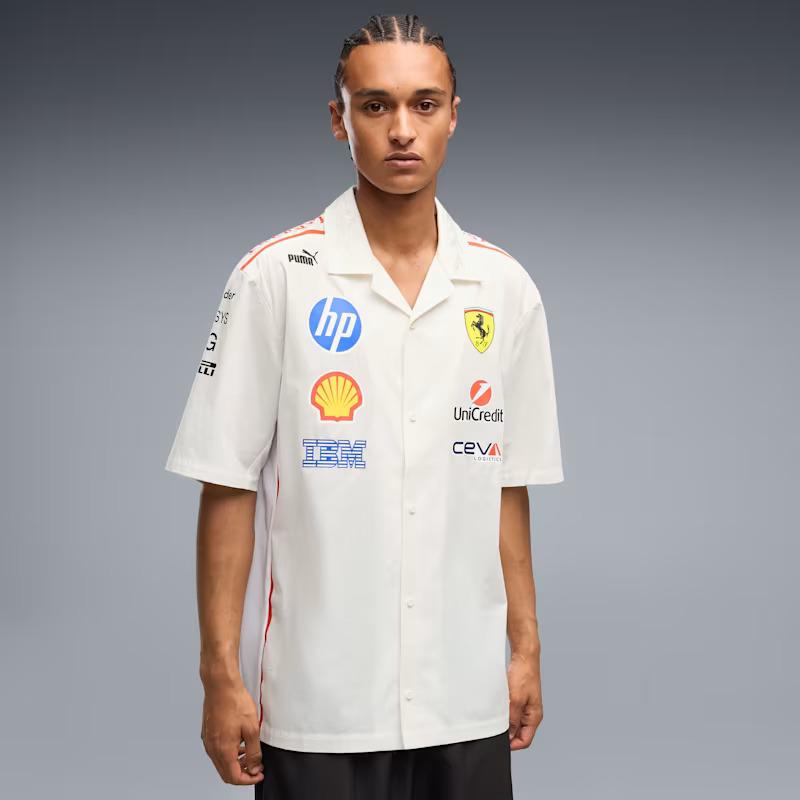 海外代购Puma/彪马男士运动T恤翻领短袖F1观赛休闲穿搭