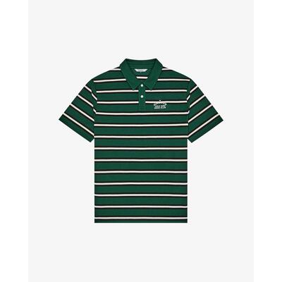 代购MALBON GOLF男士POLO衫经典剪裁结构化领型精致车线