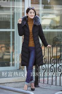2016爱厦雪8606新款女装羽绒服九成品 女款衣皮半成品
