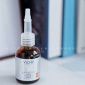 Vichy薇姿紧塑15%浓度VC焕颜修护精华液抗氧修护亮肤淡化细纹20ml