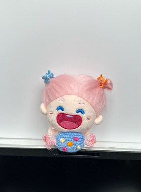 美炸了人鱼棉花娃娃车内饰品摆件车载汽车中控台摆件显示屏幕装饰