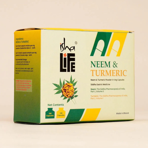 印度原装进口isha姜黄和苦楝JN