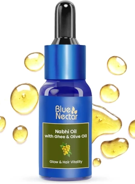 印度Blue Nectar Nabhi 肚脐油 养出透亮水光肌强韧发根 舒缓肠胃