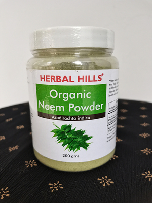 有机 印度苦楝粉印楝粉Neem powder 阿育吠陀草本 200g特价
