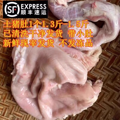 农家猪肚土猪肚猪小肚现宰发顺丰