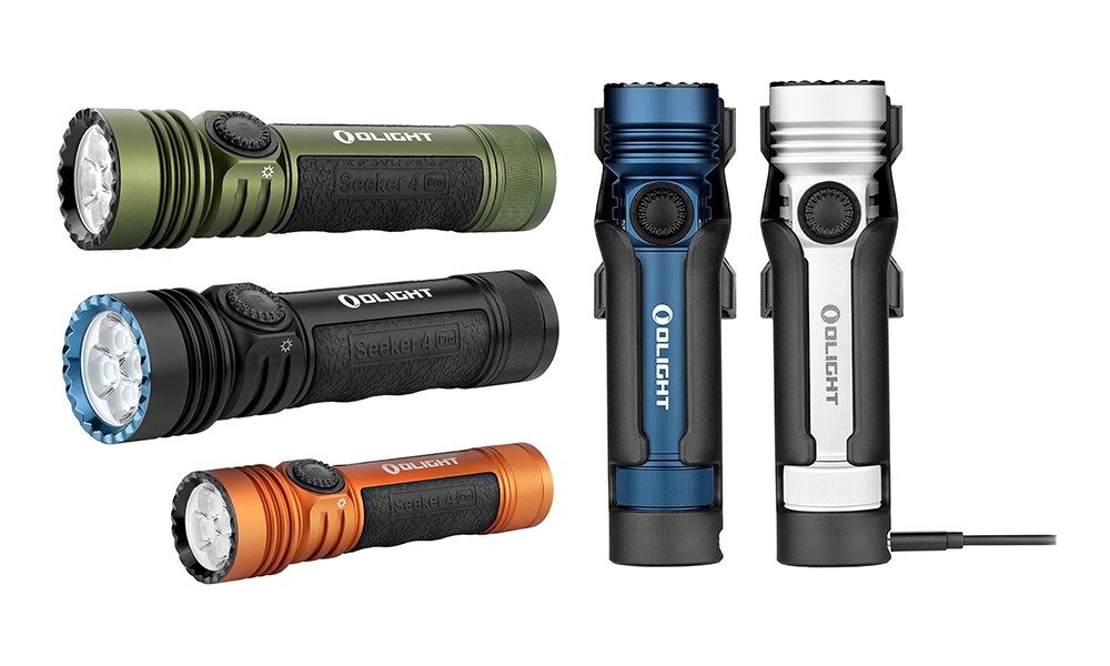 傲雷OLIGHT探索家seeker 4 Pro USB充电4600流明超强光户外手电筒