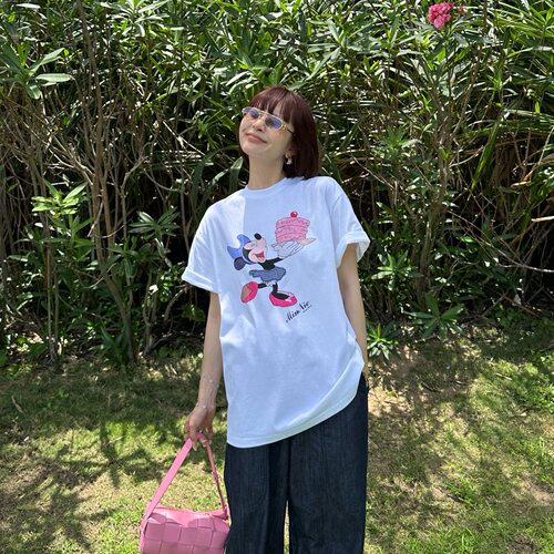 宽松显瘦休闲百搭减龄趣味上衣