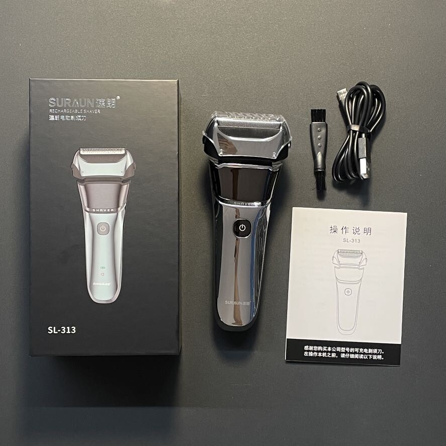SL-313速朗往复式电动剃须刀图片