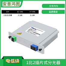 安普鸿图 1分2 插片式分光器 光分路器 1分8 1分16 1分4 1分64  1分32 PLC分光器 电信级移动联通电信均可用