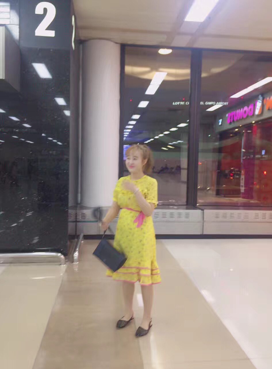 现货特价！韩国东大门2023夏季女装木耳边系带腰带碎花雪纺连衣裙